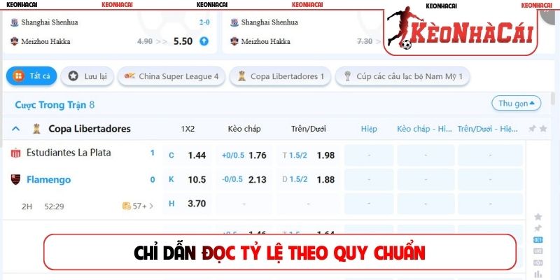 Chỉ dẫn đọc tỷ lệ theo quy chuẩn